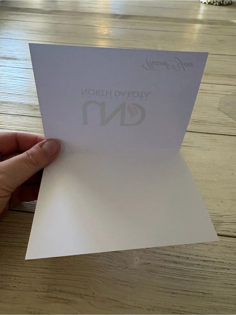 University of North Dakota UND Thank You Cards & Envelopes Stationary Set